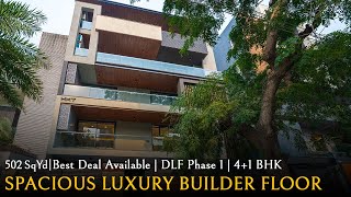 Inside 4+1 BHK Builder Floor in DLF Phase 1 || Best Deal in Gurgaon