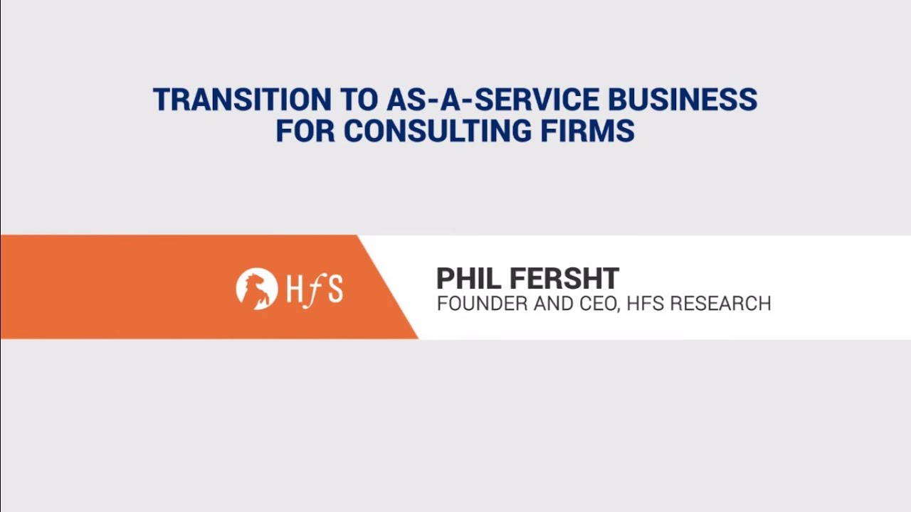 Transition to As-a-Service Business for Consulting Firms