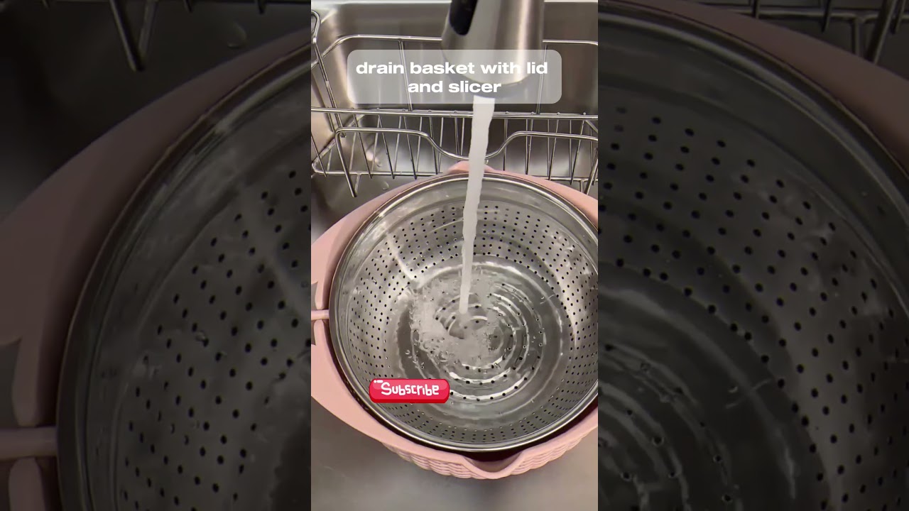 🥗✨ Simplify Your Prep with the 4-in-1 Colander & Mixing Bowl Set! ✨🍓