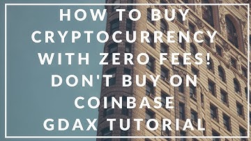 HOW TO BUY CRYPTOCURRENCY WITH ZERO FEES! DON
