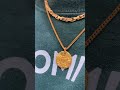 22k heavy link Jacoje 22k franco Hawaii rope chains with Mene Pendant in Poor Lighting CLOSE UP