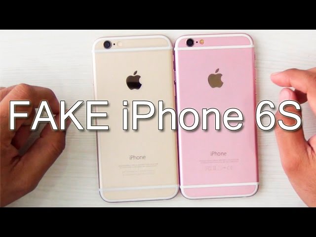 Fake Iphone 6s How To Identify Youtube