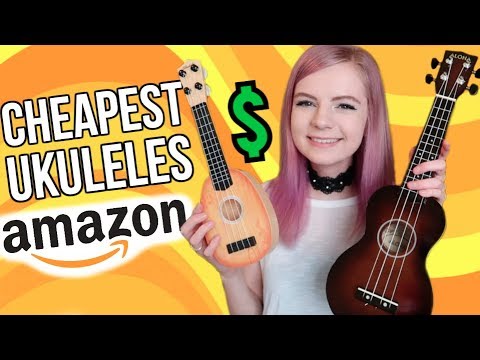 knap Utålelig sandsynlighed The Cheapest Ukuleles on Amazon! - YouTube