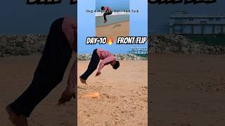Day-10 front flip🔥 #calisthenics #shorts #trending #tutorial #parkour