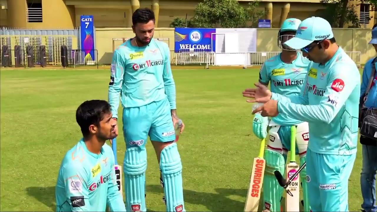 LSG practice session with skipper 