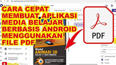 Android Part#3 Membuat Aplikasi Media Belajar Berbasis Android dengan File PDF