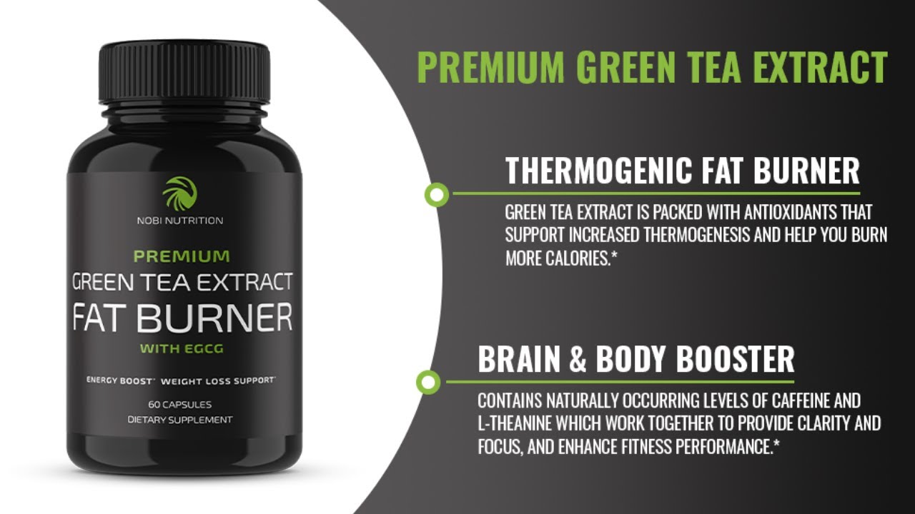 Nobi Nutrition Green Tea Fat Burner Green Tea Extract Supplement with - Green Tea Fat Burner Pills Reviews
