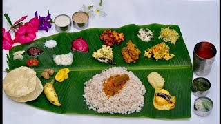 Kerala sadya recipes full preparation  | onam sadhya recipes # Kerala recipes