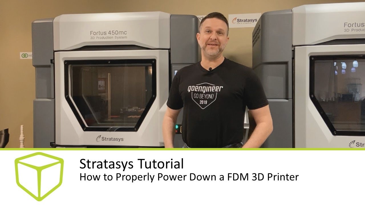 Stratasys Tutorial - How to Properly Power Down a FDM 3D Printer YouTube