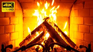 🔥 The Best Burning Fireplace with Crackling Logs for Relaxation and Sleep (10 Hours) Burning Fire 4K