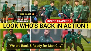 🛑Rashford,Shaw,Maguire,Martial,Lindelof| Man United training &injury updates Vs Man City #manutdnews