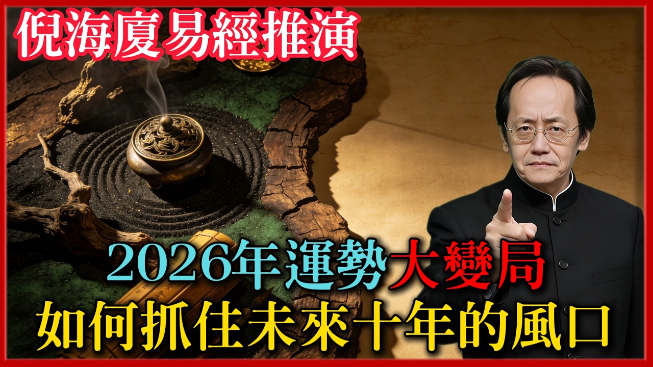 2026年運勢大變局！參考倪海廈易經推演：普通人如何抓住未來十年的“風口”#倪海廈 #易經 #黃曆 #命理
