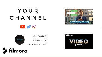 Bagi Bagi Template Outro Agung Hapsah Untuk Filmora 9