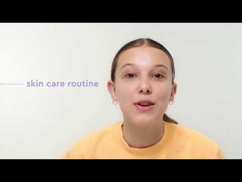 Millie's skin care routine