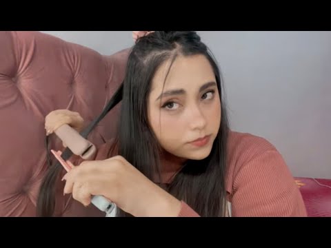 Planchando mi cabello 💇🏻‍♀️💗 ASMR Soft Spoken
