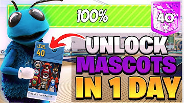 How to UNLOCK MASCOTS in 24 HOURS NBA 2K22!  BEST REP METHOD How to hit level 40 in 1 day NBA 2K22!