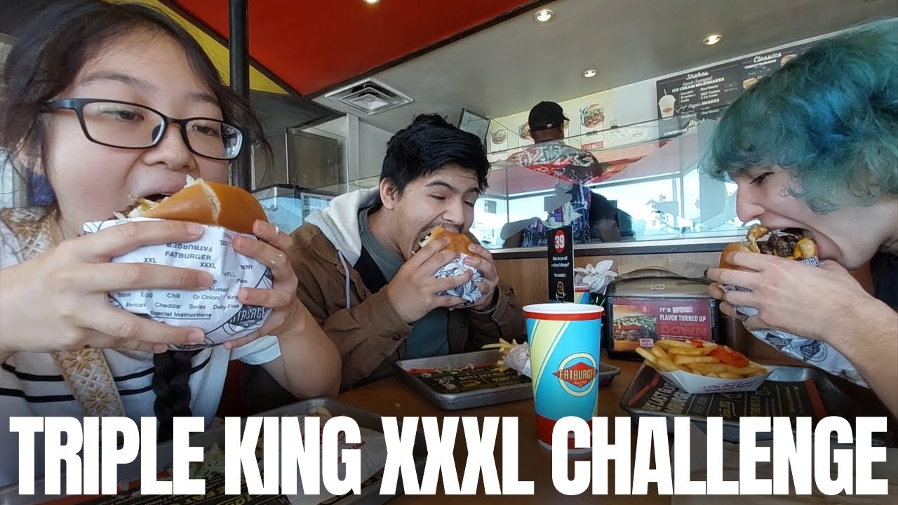 Fatburger's Triple King (XXXL) Challenge with 
