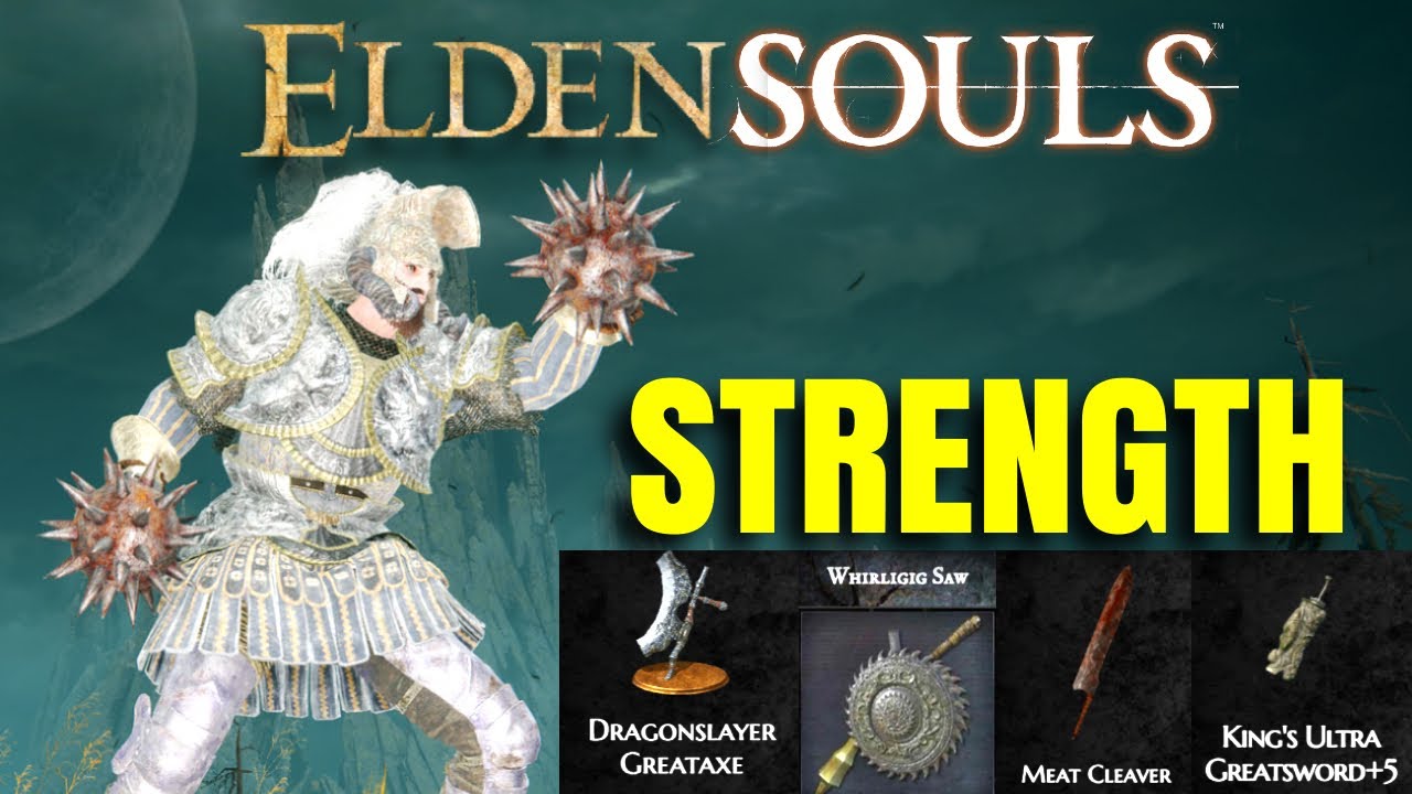 Best Strength Weapon In Every Soulsborne Game + Elden Ring! 
