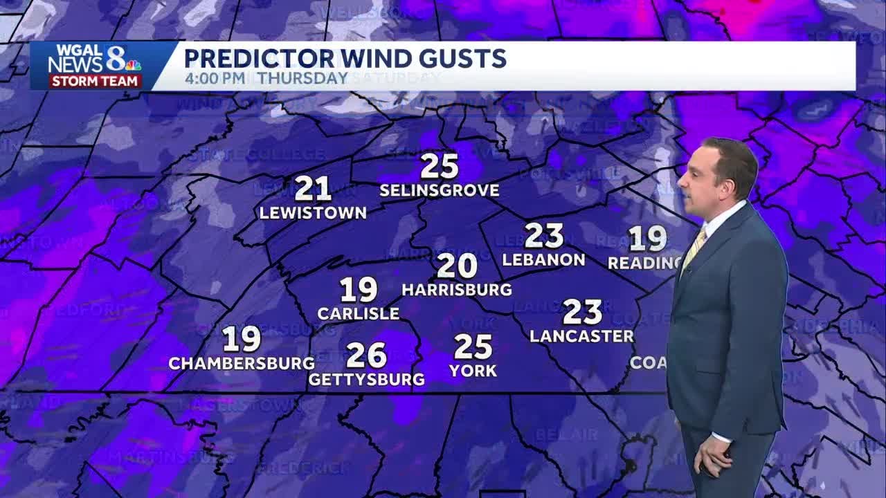 Impact: Strong Wind Gusts Friday - YouTube