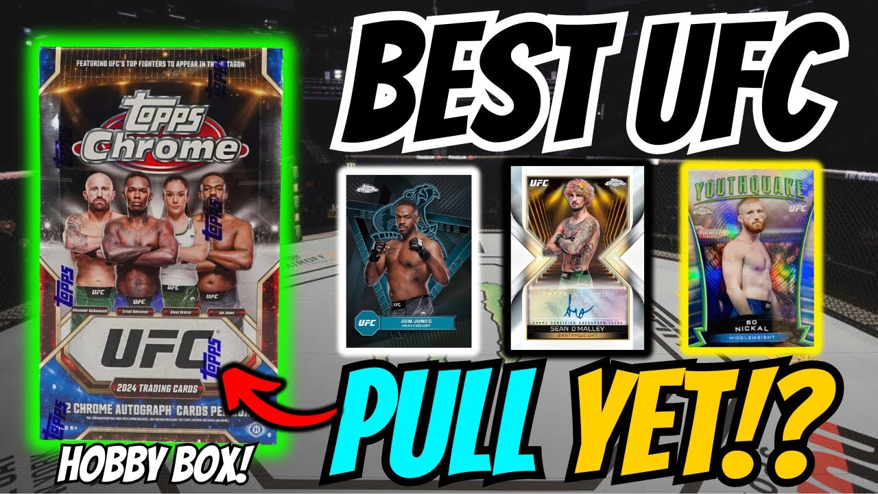 Мой лучший UFC Topps Chrome 2024 Hobby Box уже вытащил!?🔥🤯