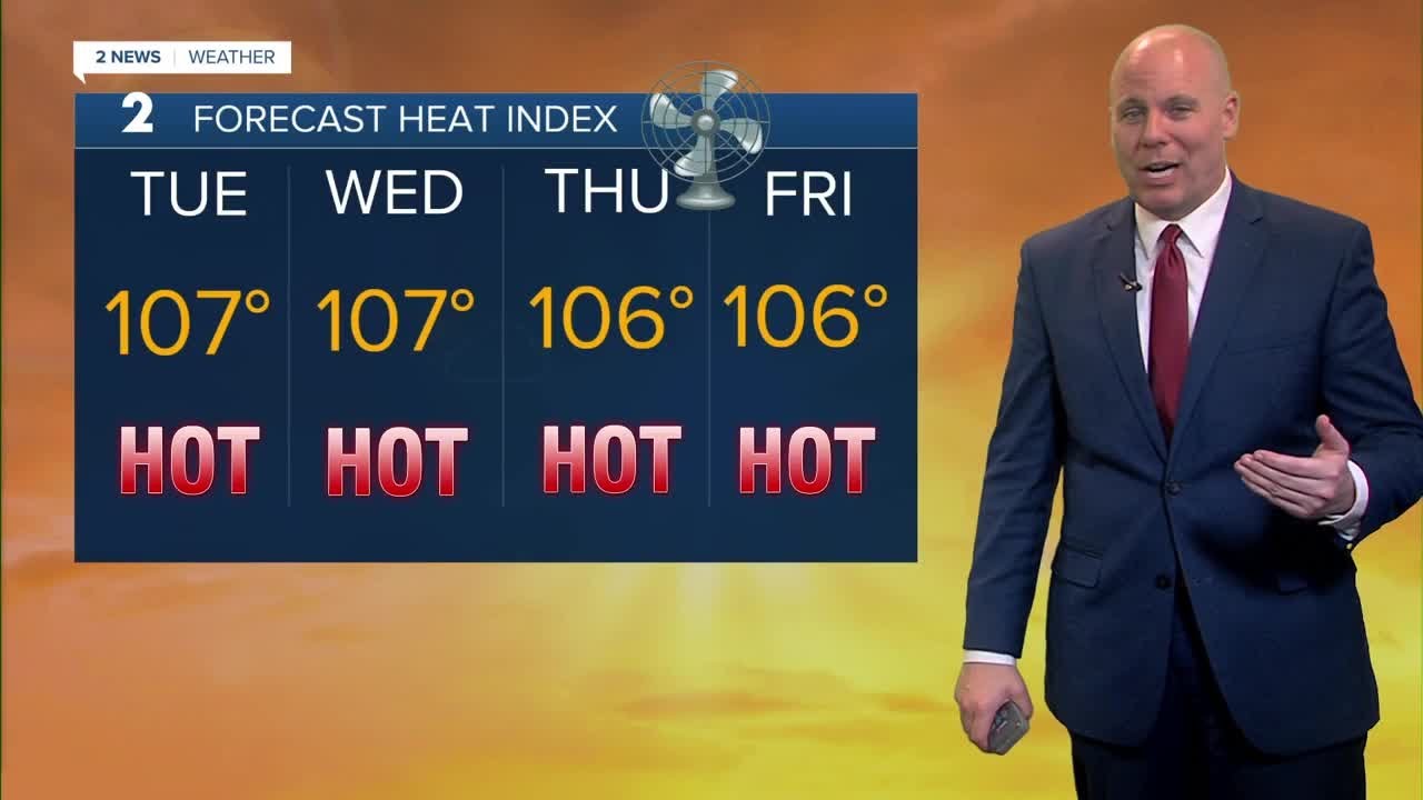 Heat Advisory in effect for Tuesday - YouTube