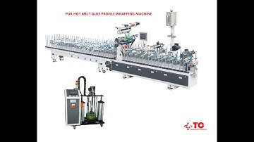 PUR profile Wrapping Machines for door window frames