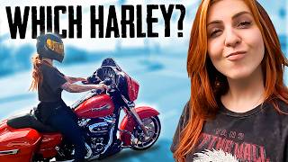 Her HarleyDavidson Decision! ROAD Glide or STREET Glide?