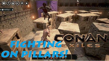 Gladiator Arena: Fighting on Pillars! - Conan Exiles