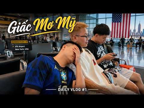 (Daily Vlog #1) BỘ BA BÔ BEN DEV SINH TỒN 48H TẠI SÂN BAY VÀ GIẤC MƠ MỸ