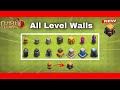 Upgrading All Level Walls in 52 seconds | Clash of Clans