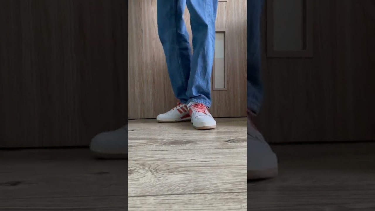 Adidas Forum 84 Low Hazy Copper on Feet 