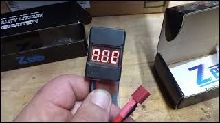2 Zeee 6000mah HV 2s shorty lipo unboxing