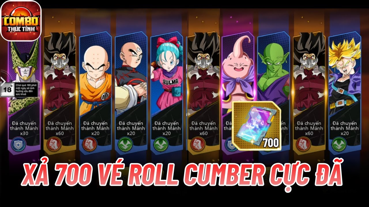 Combo Thức Tỉnh #36 - ĐỈNH CAO XẢ 700 VÉ MÚC CUMBER UR 2 SAO VỀ ĐỘI || TRICK LỎ NÀY MẠNH =)))