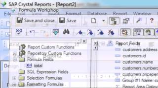Lesson 8 : Crystal Reports Course - Summarizing