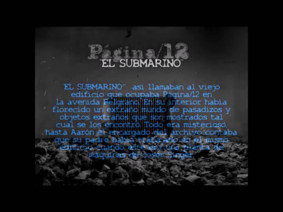 PAGINA12 EL SUBMARINO