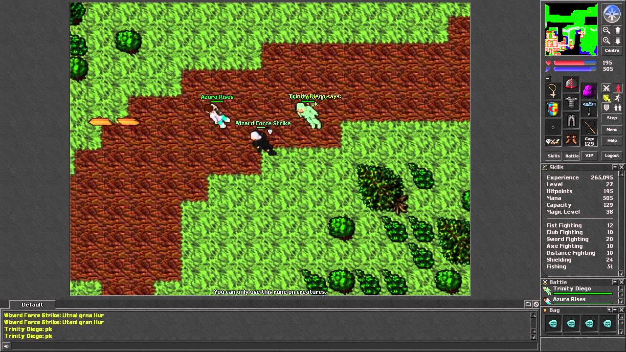 Tibia [7.3] 27 Mage PK - YouTube