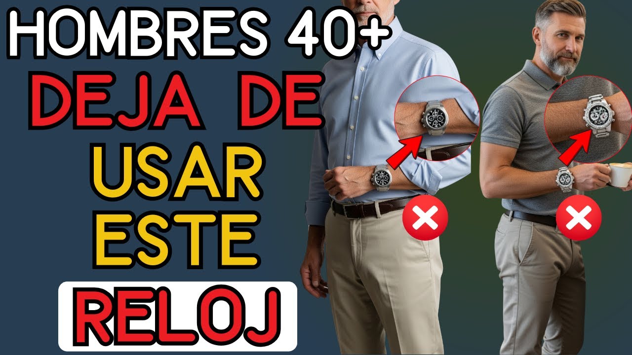 Más de 40 y quieres el reloj perfecto? Esta es tu guía definitiva | Moda Hombres 40+