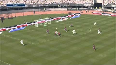 Controlled Shot PES 2015 (Cara Gampang & Akurat Bikin Gol) V3 Wide Left Side in Box Through Pass