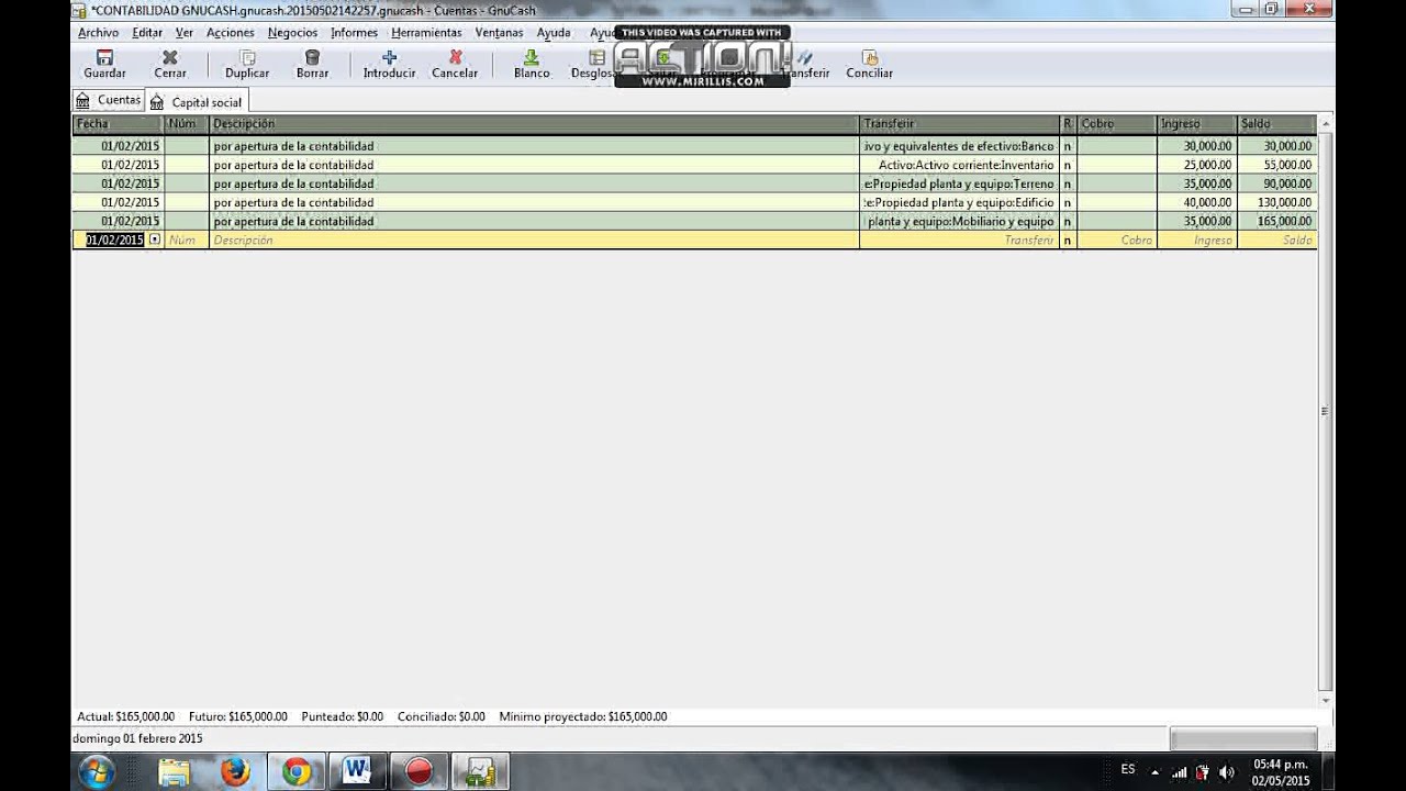 funcionamiento de Gnucash - YouTube