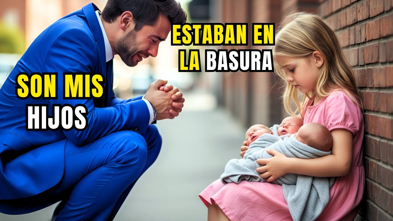 Niña pobre descubre trillizos, sin saber que son los hijos perdidos de un millonario...