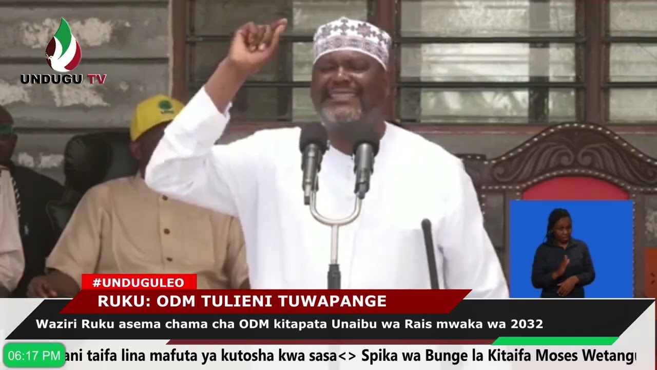 Waziri Ruku awaonya ODM dhidi ya kumezea mate wadhfa wa Kindiki