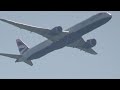 2 British Airways Boeing planes G-VIIC and G-ZBLB Ascend past Clewer on 23 May 2026