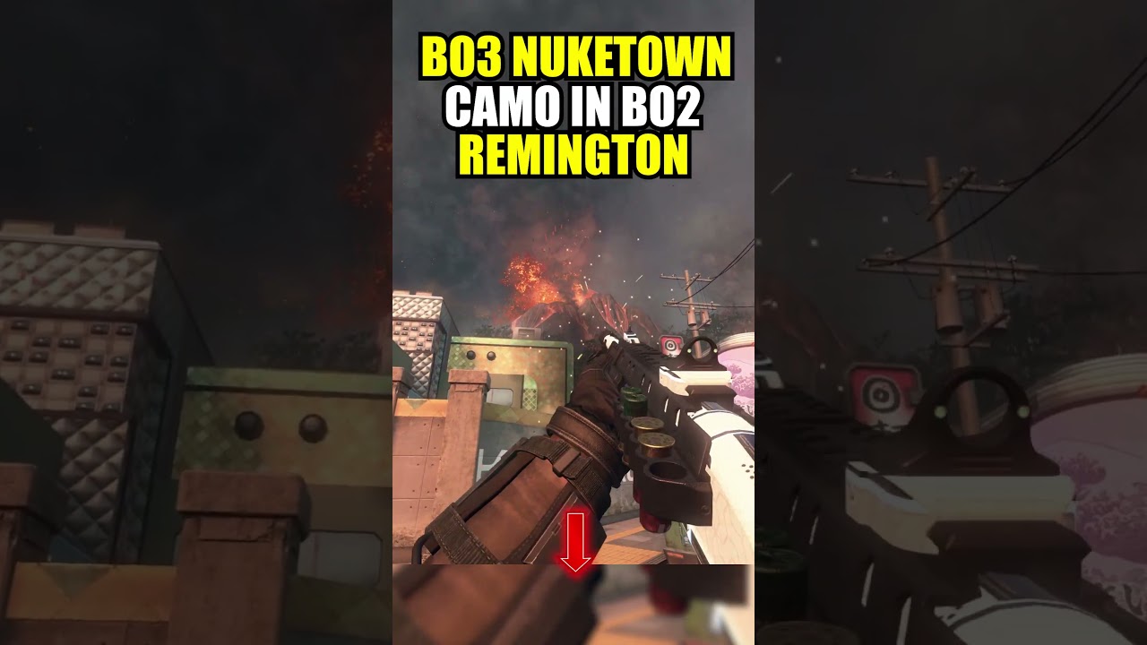 "BO3 NUKETOWN CAMO" REMINGTON Custom Camo Black Ops 2