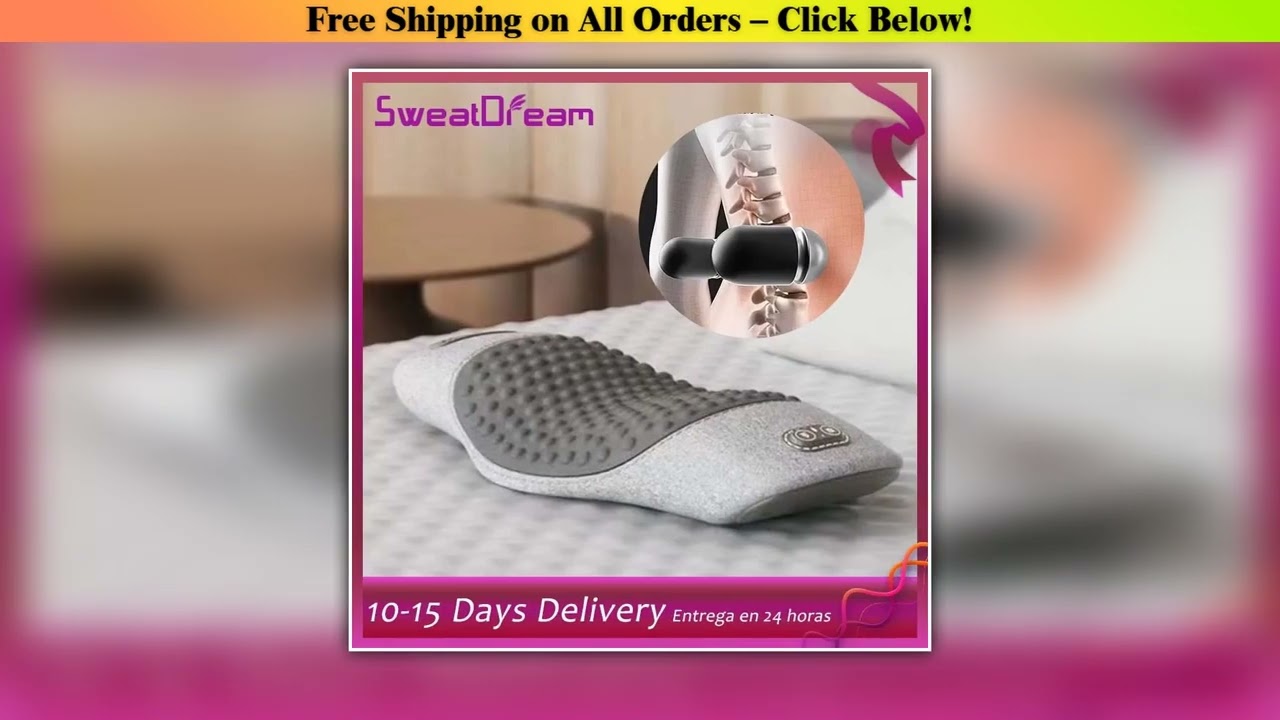 Waist Pillow Bed Sleeping Waist Protection Pad Electric Massage Lying Flat Waist Pain Waist