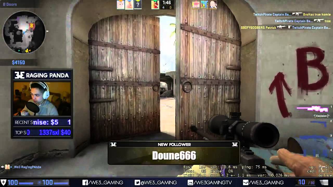 CSGO Dat AWP 3k to end the round! YouTube