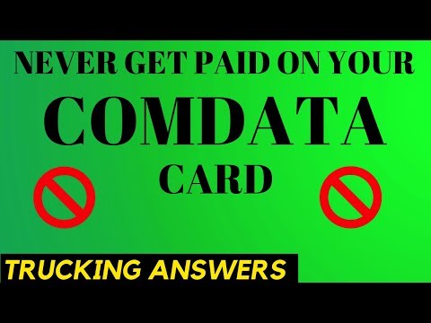 Trucker pay problems on Comdata card