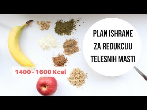 Plan ishrane I Mršavljenje I  🍎 1400 - 1600 Kcal  🍎