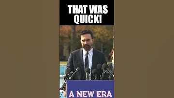 Zohran Mamdani Looks Embarrassed After Publicly Admitting His First Major Reversal