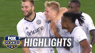 Glesnes drills free kick from 35 yards out for insane Philadelphia Union goal | 2020 MLS Highlights