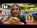 THE BEST McDonalds is in MALAYSIA! Trying Nasi lemak & Spicy Fish Fillet!